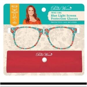 THE PIONEER WOMAN BLUE LIGHT SCREEN PROTECTION GLASSES VINTAGE FLORAL NE…